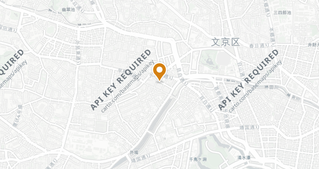 Map showing VERT