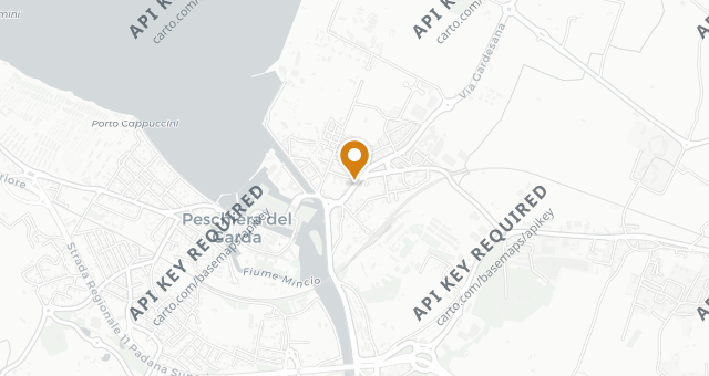 Map showing Osteria Bakaré