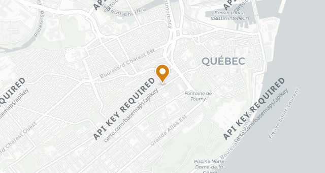 Map showing Le Hobbit