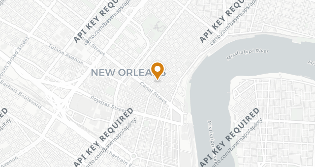 Map showing Mr. B's Bistro