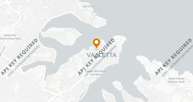 Map showing Trattoria Zero Sei