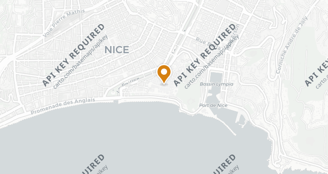 Map showing Bistrot d'Antoine