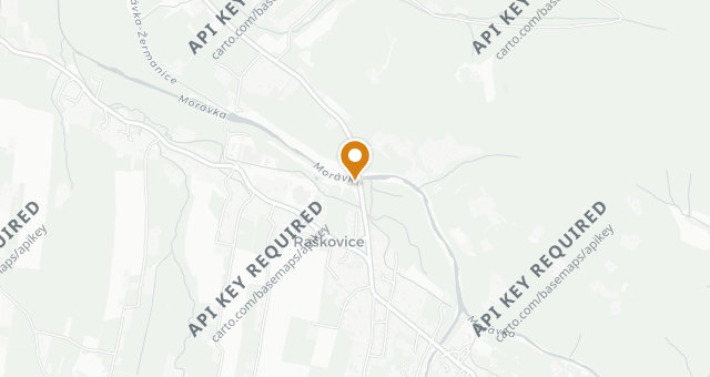 Map showing Hospůdka U Bobra