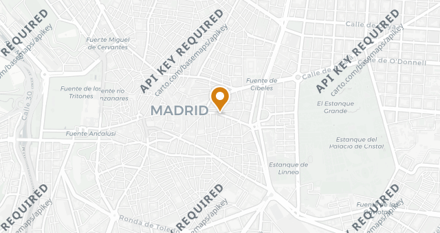 Map showing CEBO