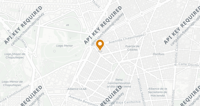 Map showing Hugo