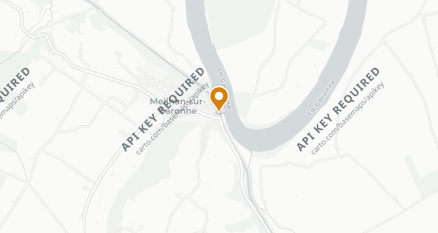 Map showing Chez Pierrette