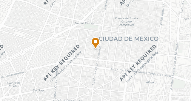 Map showing Ricos Tacos Toluca