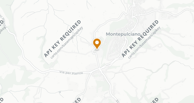 Map showing La Grotta