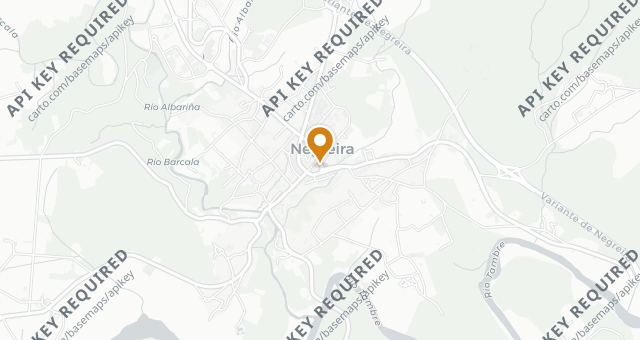 Map showing Casa Barqueiro