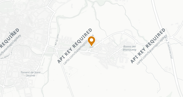 Map showing Can Jubany