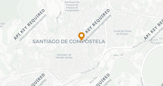 Map showing Abastos 2.0 - Barra
