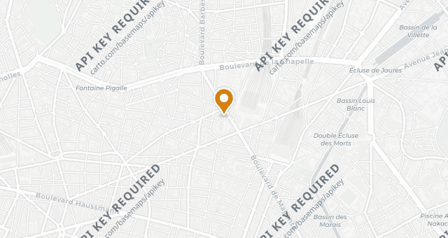 Map showing Chez Michel