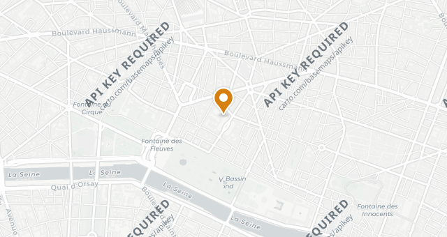 Map showing Espadon