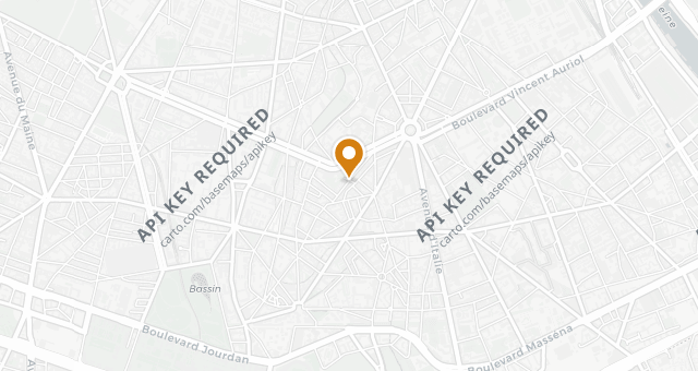 Map showing Chez Mamane