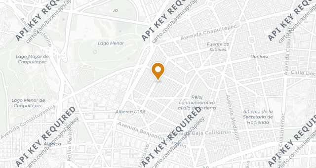 Map showing Esquina Común