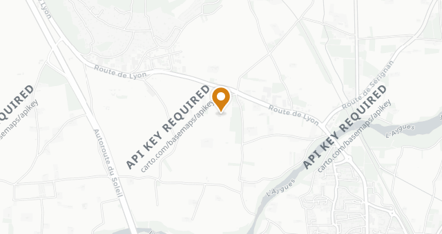 Map showing Le Mas des Aigras - Table du Verger