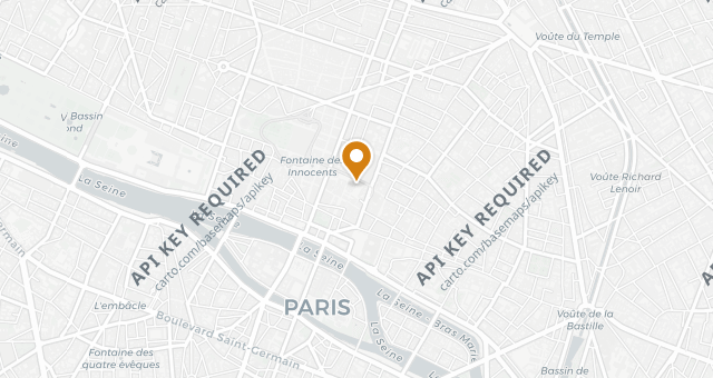 Map showing Le Rossignol