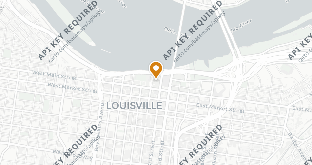Map showing Jeff Ruby's Steakhouse