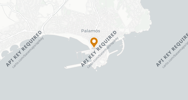Map showing La Salinera