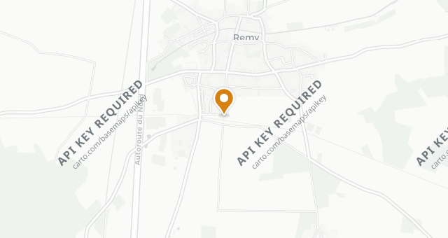 Map showing Rémy