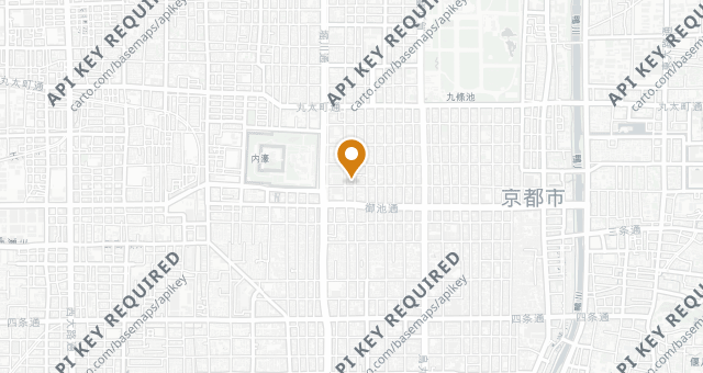 Map showing Nijojo Furuta