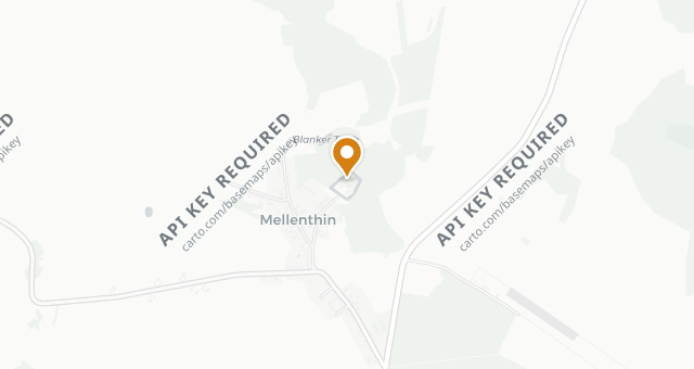 Map showing Wasserschloss Mellenthin