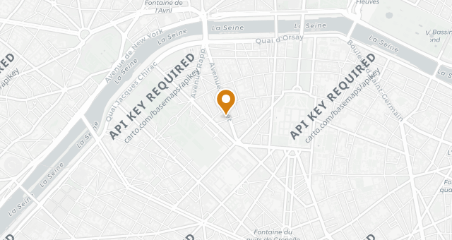 Map showing Via del Campo