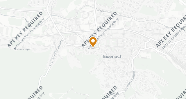 Map showing Erlebnis-Restaurant Lutherstuben