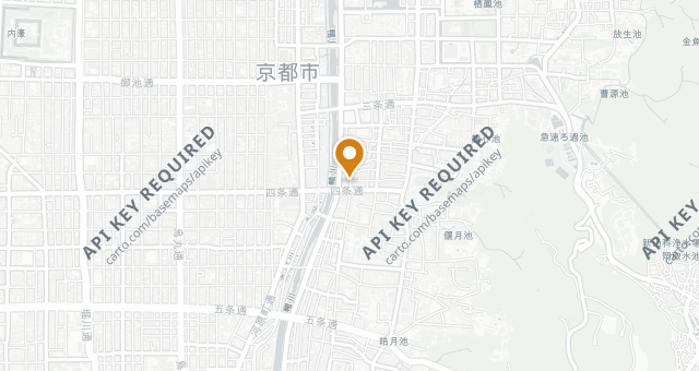 Map showing Gion Rohan