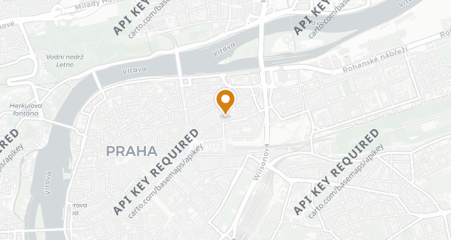 Map showing Café Imperial