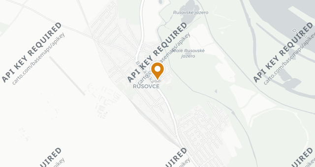 Map showing Gatto Matto Rusovce