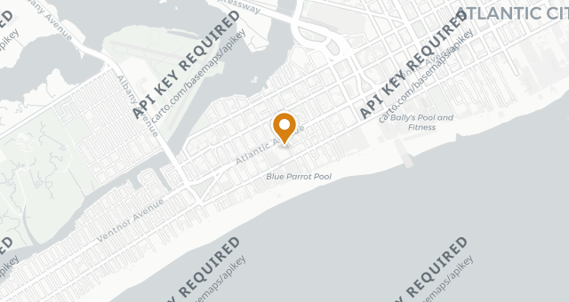 Map showing The Palm Atlantic City