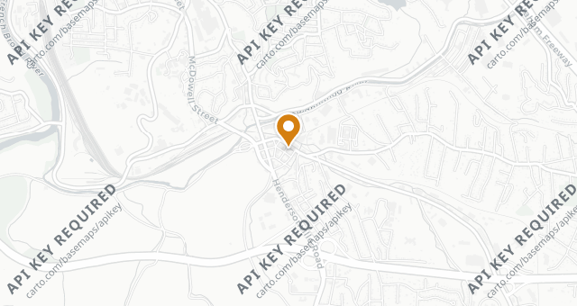 Map showing The Corner Kitchen