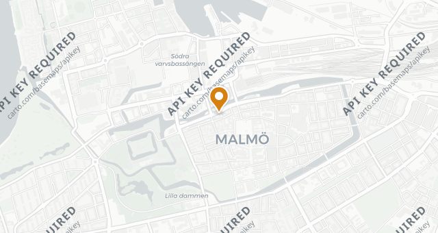 Map showing Västergatan