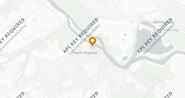 Map showing La Salamandre