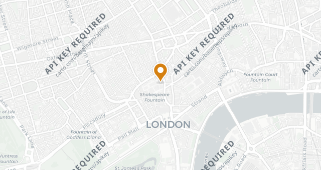 Map showing Heliot Steak House