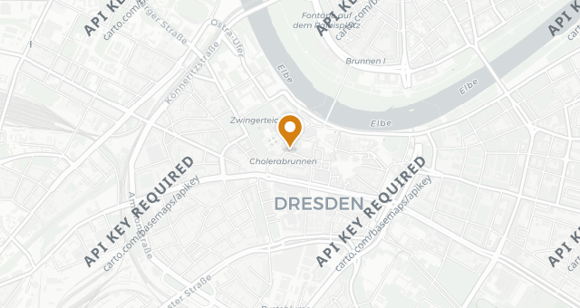 Map showing Restaurant Das Palais