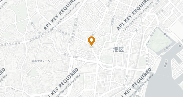 Map showing Nodaiwa Azabu Iikura Honten