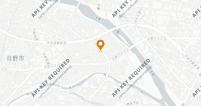 Map showing Infini