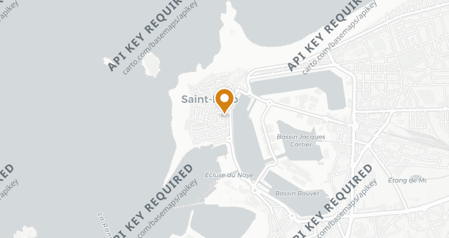 Map showing Le Cambusier