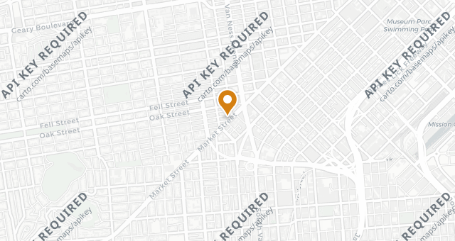 Map showing Zuni Café