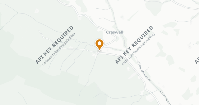 Map showing The Bull’s Head