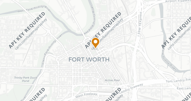 Map showing Del Frisco's Grille