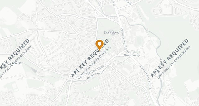 Map showing The Orange Bird