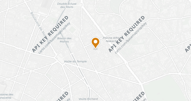 Map showing Café de la Place