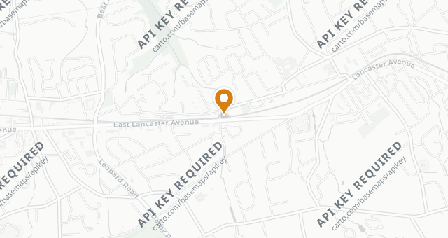 Map showing Daylesford