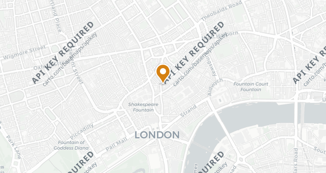 Map showing Dishoom Covent Garden