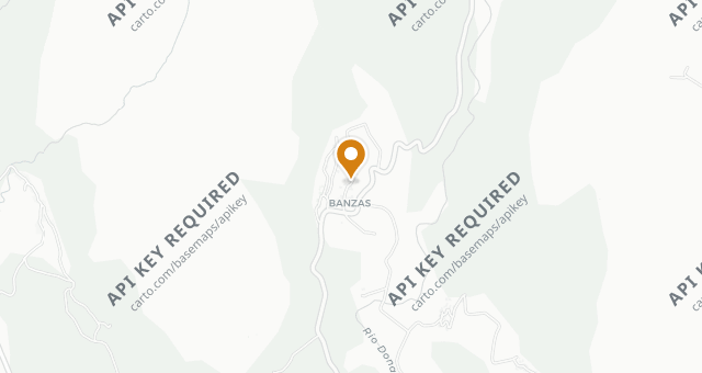 Map showing O Secadeiro