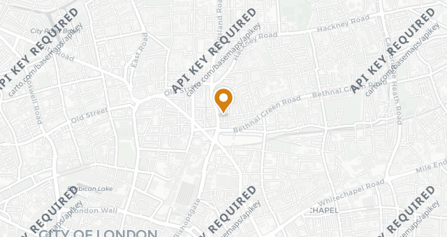 Map showing Dishoom Shoreditch