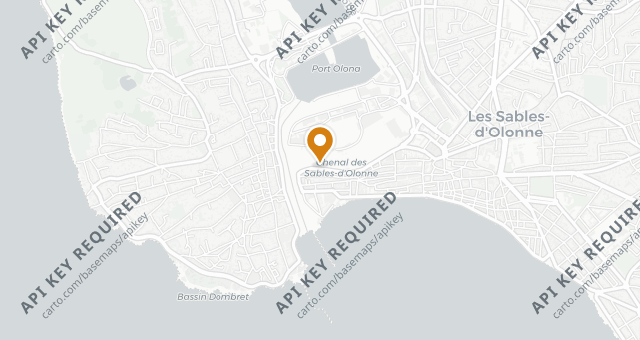 Map showing Bistro'Quai